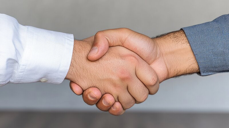 Handschlag, Deal, Kauf, Verkauf, Vertrag
